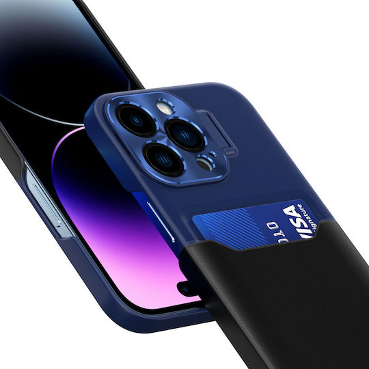 Leather Back Cover Plastic / Synthetic Leather / Leather Blue (Galaxy S23 Ultra)