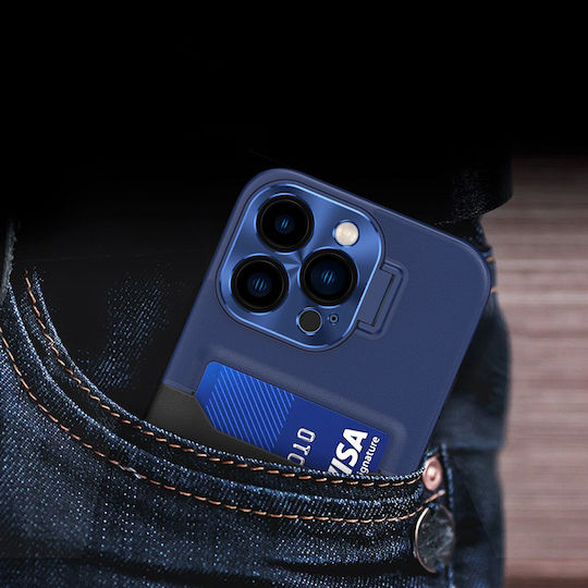 Leather Back Cover Plastic / Synthetic Leather / Leather Blue (Galaxy S23 Ultra)