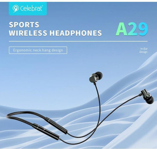 Celebrat A29 In-ear Bluetooth Handsfree Earphones Black