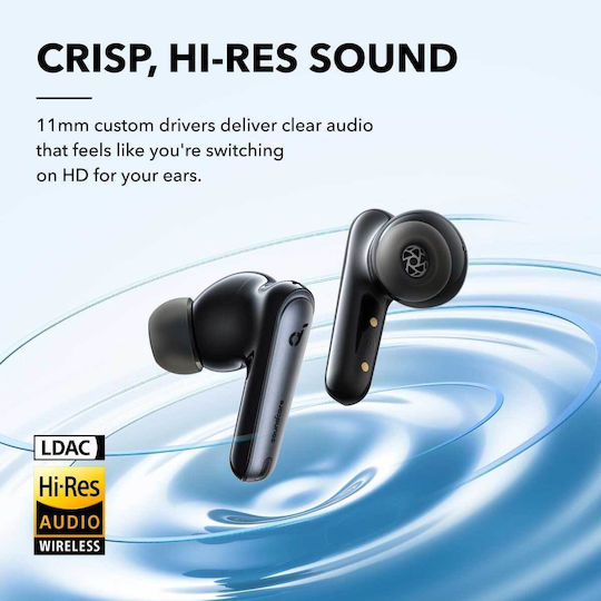 Soundcore by Anker Liberty 4 NC In-ear Bluetooth Handsfree Earphones with Sweat Resistance and Charging Case Black
