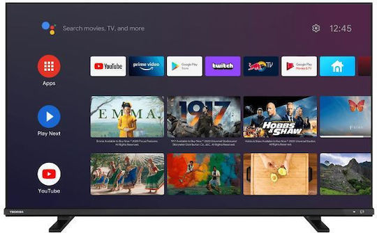 Toshiba Smart Τηλεόραση 43" 4K UHD LED UA4C HDR (2021) 43UL4C63DG/2