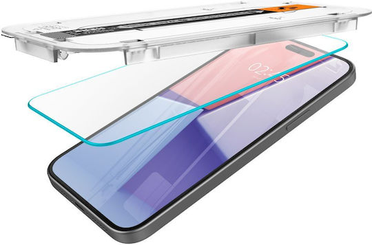 Spigen Glas.tr Ez Fit Apple iPhone 15 16 Transparent