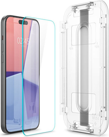 Spigen Glas.tr Ez Fit Apple iPhone 15 16 Transparent