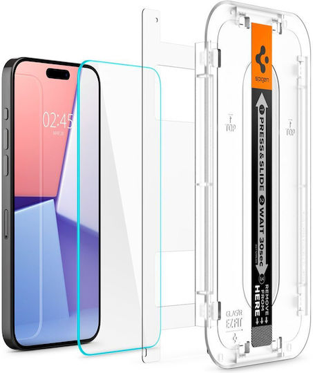 Spigen tR EZ Fit 2-pack 0.2mm Tempered Glass 2pcs (iPhone 15 Pro)