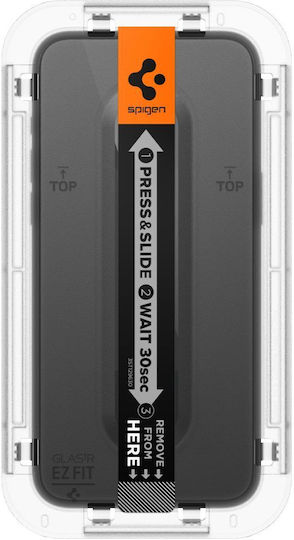 Spigen Glas.tr Ez Fit 0.3mm Full Face Tempered Glass 2pcs Black (iPhone 15 Pro)