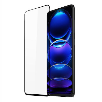 Full Face Tempered Glass Black (Redmi Note 12 5G / Poco X5)