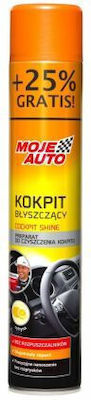 Moje Auto Spray Cleaning for Interior Plastics - Dashboard with Scent Lemon Καθαριστικό/γυαλιστικό Ταμπλό με Άρωμα Λεμόνι 750ml 19-010