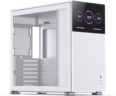 Jonsbo D41 MESH Screen Midi Tower Computer Case with Window Panel White