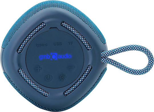 Gembird Bluetooth Speaker 5W with Radio and Battery Life up to 3 hours Light Blue SPK-BT-LED-03-B