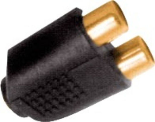 Ultimax AU5220G Μετατροπέας 3.5mm male σε RCA 2x female 5τμχ