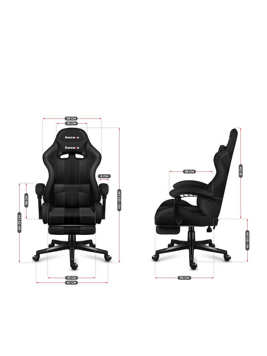 Huzaro Force 4.7 Fabric Gaming Chair with Footrest Carbon Mesh