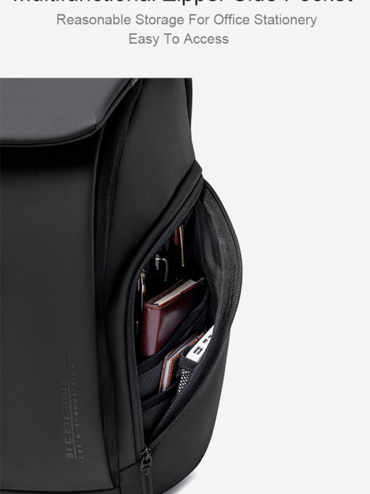 Arctic Hunter Waterproof Backpack Backpack for 15.6" Laptop Black B00558-BK