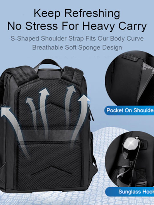 Arctic Hunter Waterproof Backpack Backpack for 15.6" Laptop Black B00558-BK