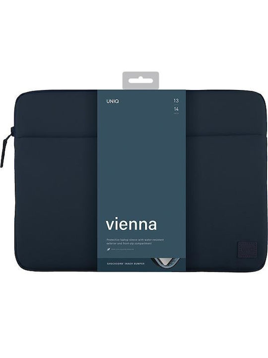 Uniq Αδιάβροχη Θήκη για Laptop 14" σε Μπλε χρώμα UNIQ-VIENNA(14)-INDBLUE