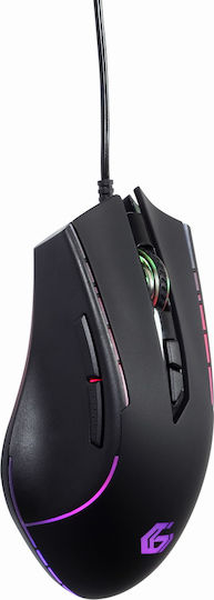 Gembird MUSG-RAGNAR-RX300 RGB Gaming Ποντίκι 12000 DPI Μαύρο
