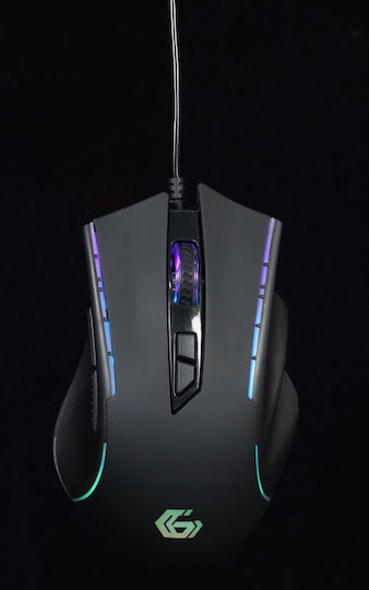 Gembird MUSG-RAGNAR-RX300 RGB Gaming Ποντίκι 12000 DPI Μαύρο