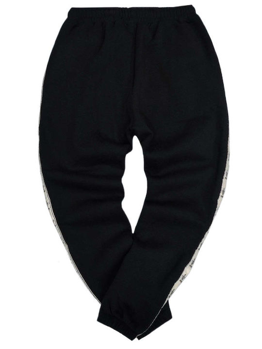 Magic Bee Men's Sweatpants with Rubber Black