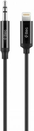 TTEC 3.5mm to Lightning Cable Μαύρο 1m (03500)