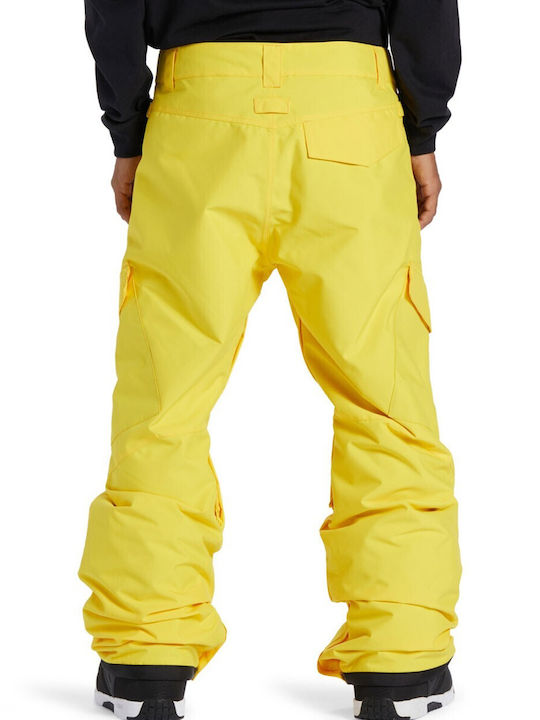 DC Banshee ADYTP03042-YHH0 Men's Trousers for Ski & Snowboard Yellow