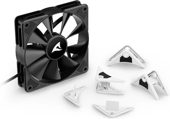 Sharkoon SilentStorm BW120 Case Fan (1400rpm) Without LED Lighting And 4-Pin PWM Connection