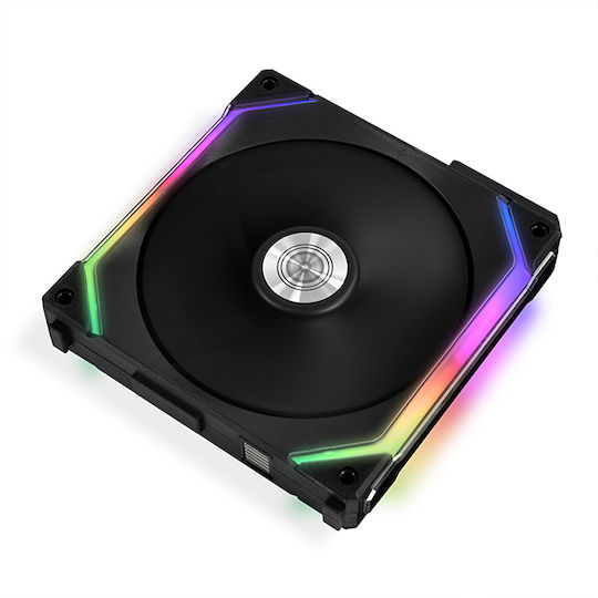 Lian Li UNI Fan SL140 Case Fan 120mm 1500rpm 70.5cfm with RGB Lighting and 4-Pin PWM Connection