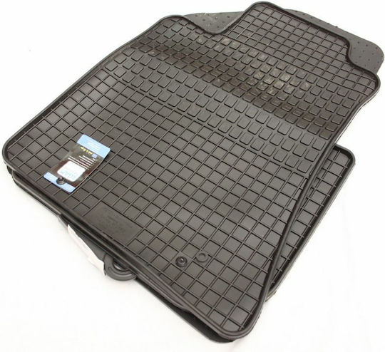 Petex Satz Vorder- und Hintermatten 4Stück aus Gummi für Toyota Avensis 2003-2008 Schwarz