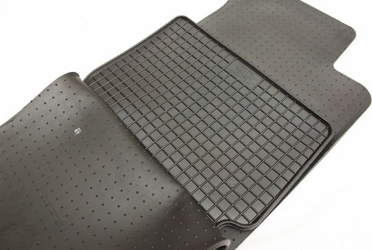 Petex Satz Vorder- und Hintermatten 4Stück aus Gummi für Toyota Avensis 2003-2008 Schwarz