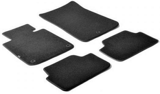 Lampa Set of Front and Rear Mats 4pcs for BMW Series 1 Black