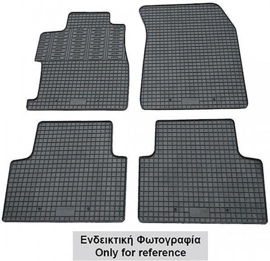 Cik Set of Front and Rear Mats 3pcs for Mercedes-Benz Sprinter 2018+ Black