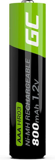 Green Cell Επαναφορτιζόμενες Μπαταρίες AAA Ni-MH 800mAh 1.2V 2τμχ