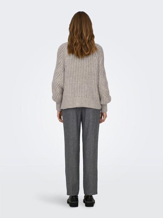 Damen Langarm Pullover Gray