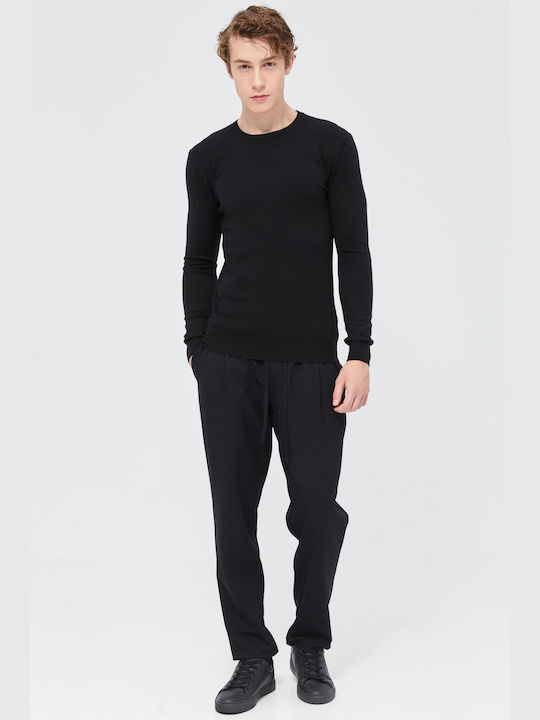 Aristoteli Bitsiani Men's Long Sleeve Sweater Black