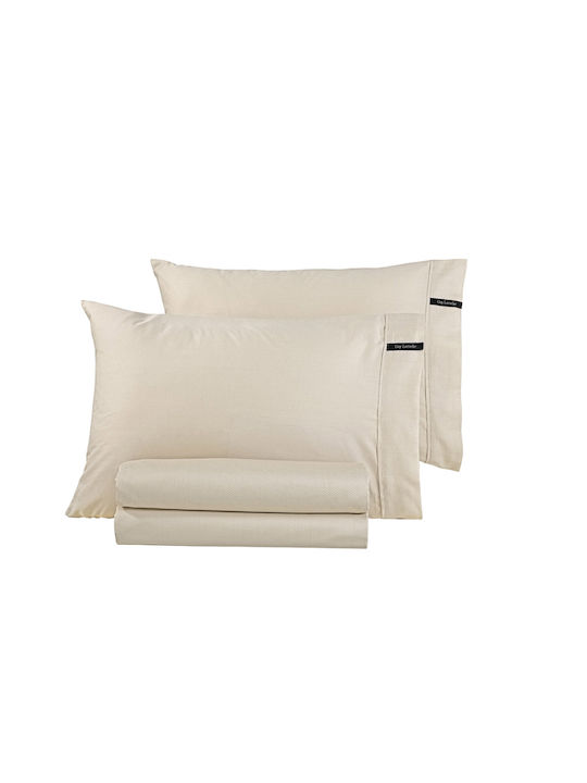 Guy Laroche Duvet Cover Cotton Satin Queen 225x245 Minimal Natural