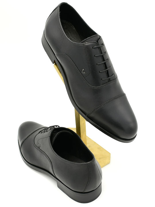 Δερμάτινα Ανδρικά Oxfords Μαύρα