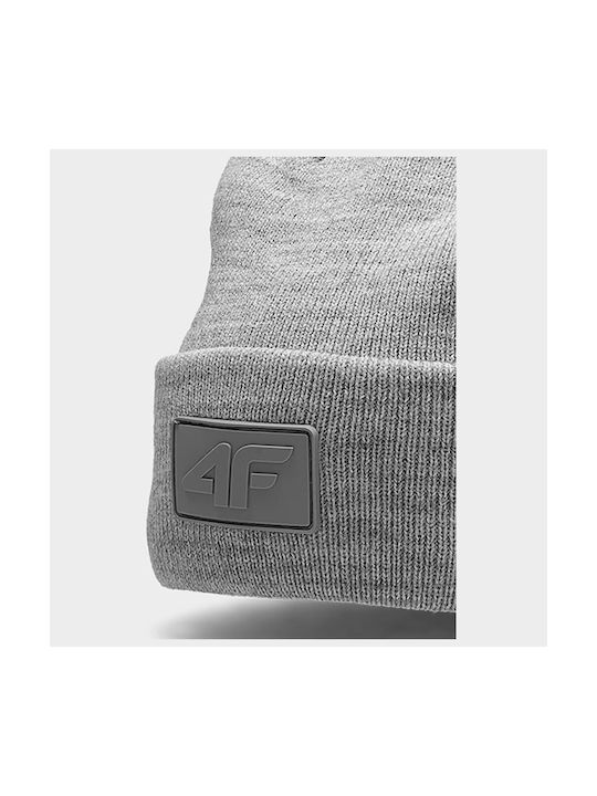 4F Kids Beanie Knitted Gray