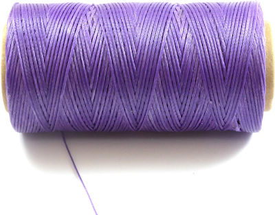 Waxed nylon thread 0.8mm/reel 100m Pink Light