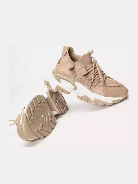 Γυναικεία Sneakers Μπεζ