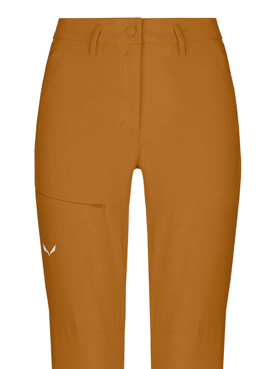 Salewa Puez Dolomitic 2 Durastretch Women's Hiking Long Trousers Yellow