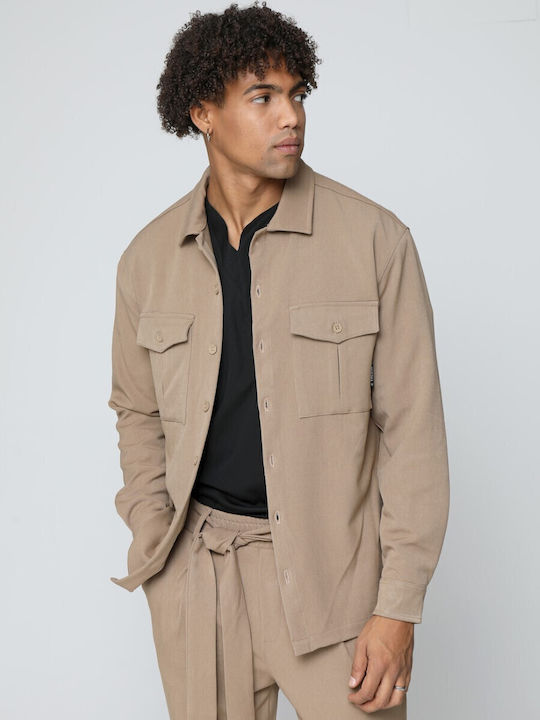 Orlando Langärmlig Hemd Camel