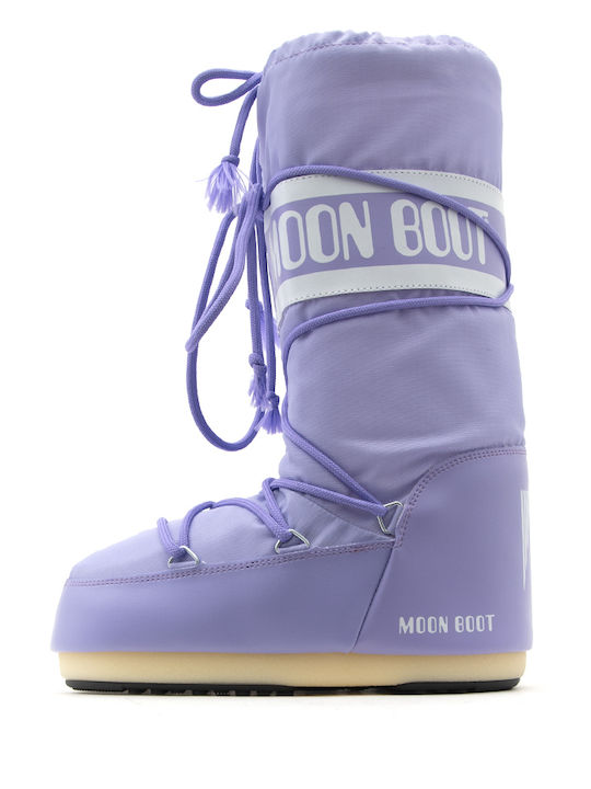 Moon Boot Γυναικείες Μπότες Λευκές