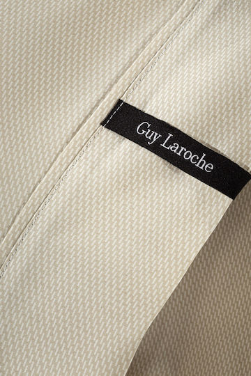 Guy Laroche Minimal Σεντόνι Υπέρδιπλο με Λάστιχο 160x200+35εκ. Natural