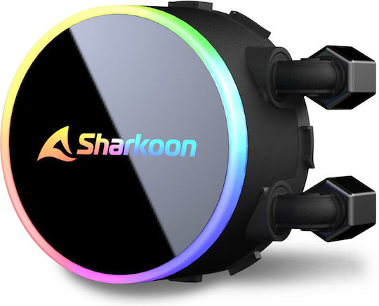 Sharkoon S70 Υδρόψυξη AIO CPU με 2 Ανεμιστήρες 120mm και ARGB Φωτισμό