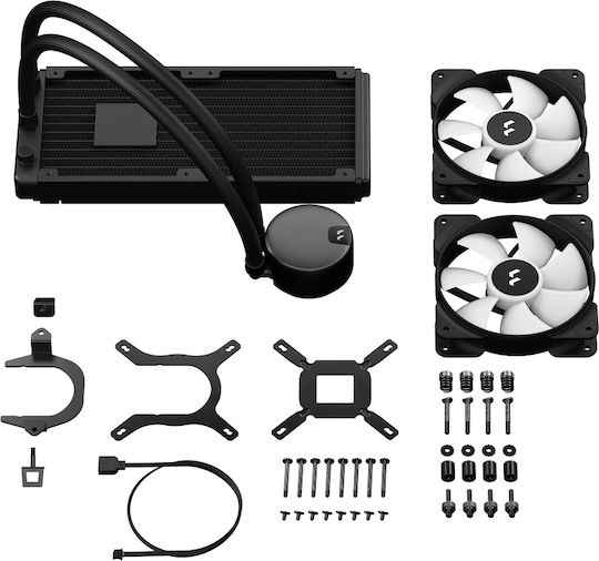 Fractal Design Lumen S24 RGB Υδρόψυξη AIO CPU με 2 Ανεμιστήρες 120mm