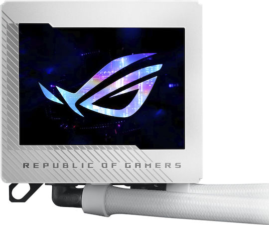 Asus ROG Ryujin III 240 Υδρόψυξη AIO CPU με 2 Ανεμιστήρες 120mm και ARGB Φωτισμό Λευκή