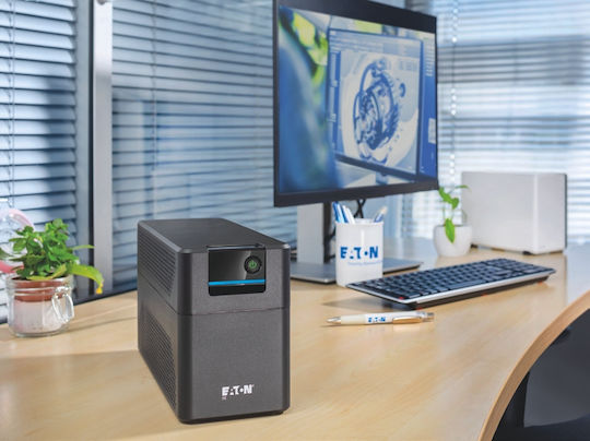 Eaton 5E Gen2 1200 USB (FR) UPS Line-Interactive 1200VA 660W με 4 Schuko Πρίζες