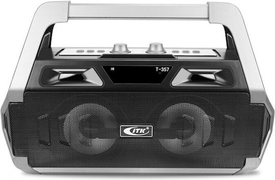Sistem Karaoke Cu Microfon Cu Fir Și Efecte De Iluminare T-357 T-357-Gri Gri
