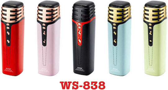 WSTER WSTER Karaoke Kabelloses Mikrofon WS-838 WS-838 Schwarzes
