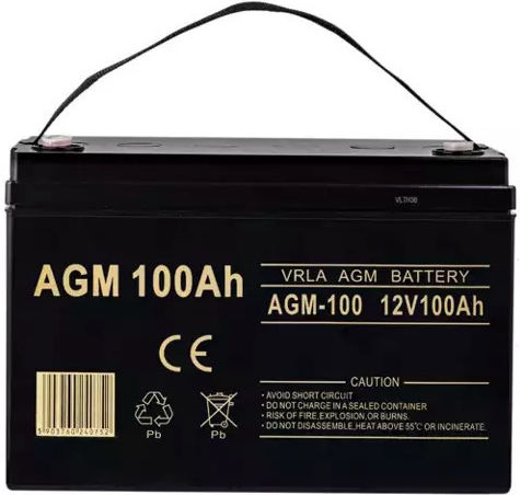 Volt Polska Μπαταρία UPS με Χωρητικότητα 100Ah και Τάση 12V 6AKUXAG100