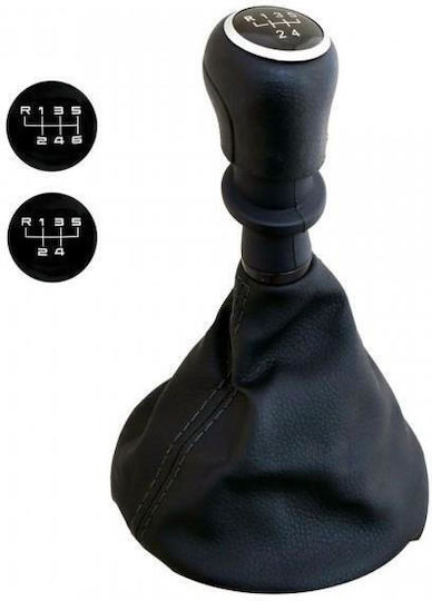 Simoni Racing Shift Knob VWT5 Με Ένδειξη 6 Ταχυτήτων T5 με Φούσκα for Volkswagen Transporter black