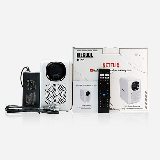 Mecool KP2 Projector LCD Λάμπας LED με Wi-Fi και Ενσωματωμένα Ηχεία